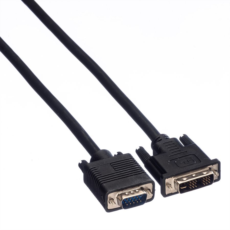 VALUE Monitorkabel DVI(12+5) / VGA M/M, 5 m