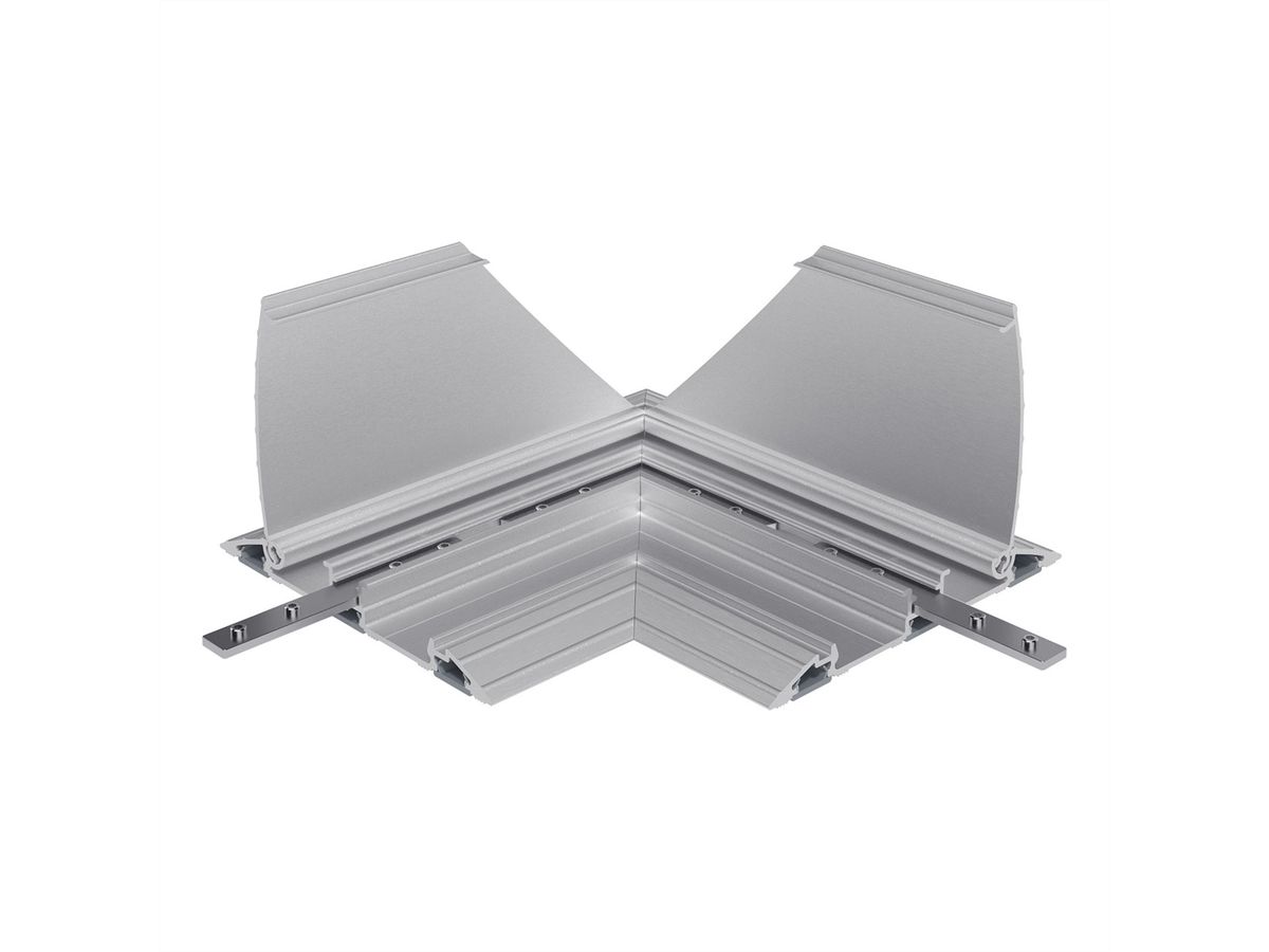DATAFLEX Addit cable protector, corner-connection 482, silver