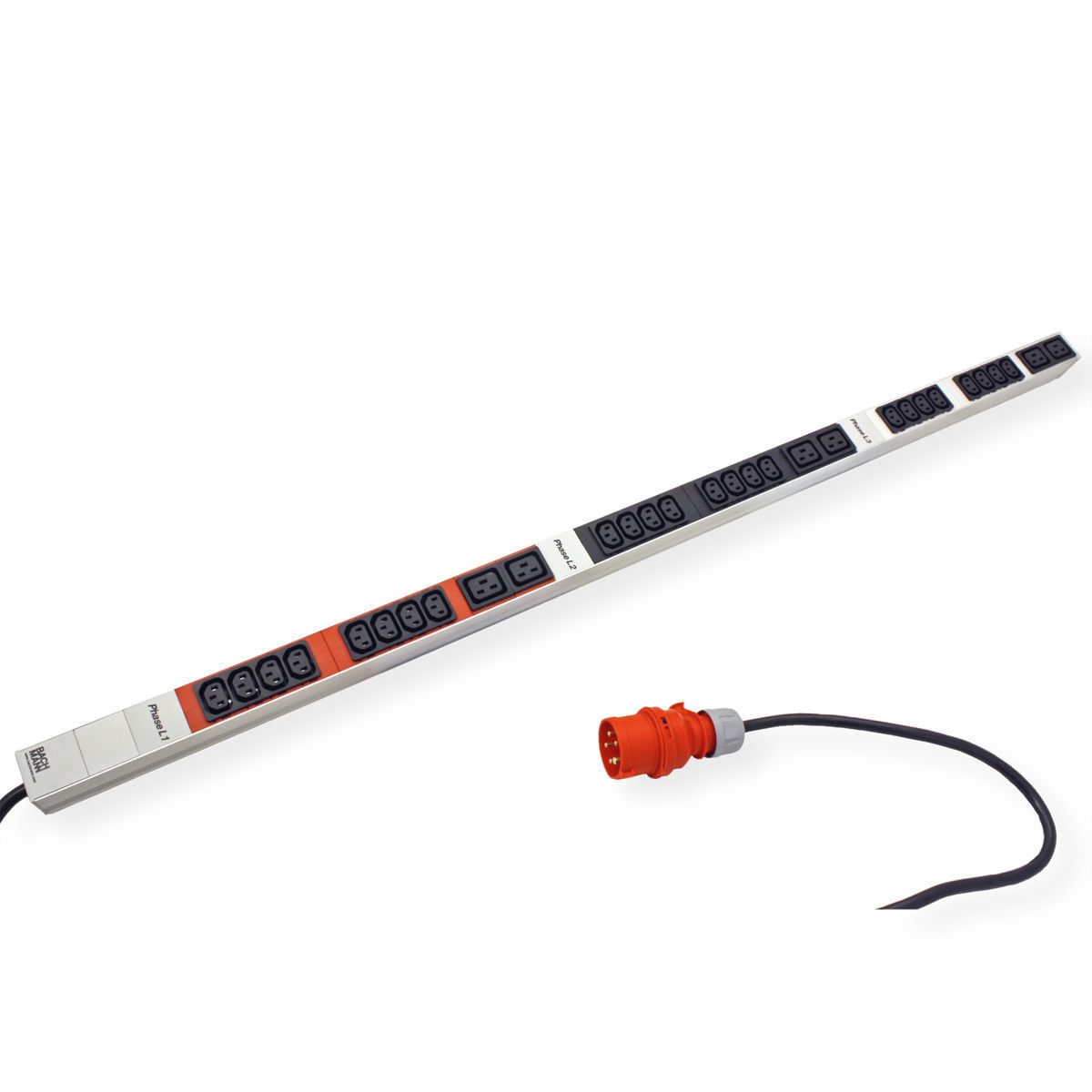 BACHMANN IT PDU Basic 3 x (16 A / 400 V / 50 Hz) 24 x C13 6 x C19)