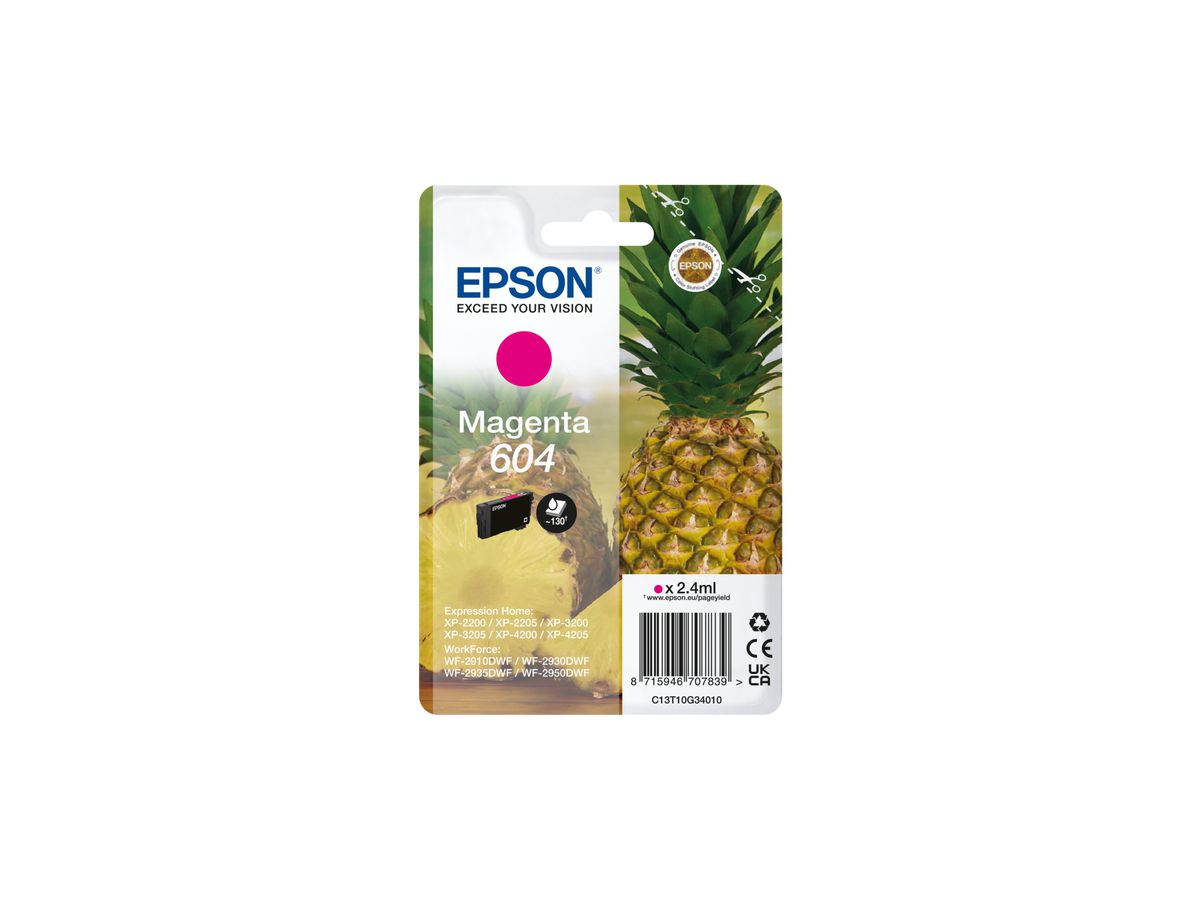 Epson 604 inktcartridge 1 stuk(s) Compatibel Normaal rendement Magenta