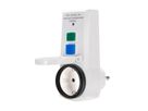 BACHMANN earth leakage protection adapter white, Hinged cover - IP44 < 30mA tripping current