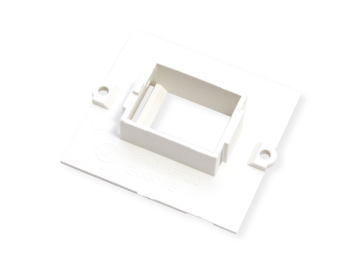 BACHMANN Custom Module Frame 1x Keystone, white