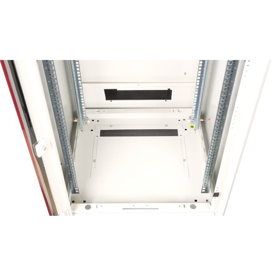 ROLINE 19-inch netwerkkast Pro 32 U, 600x600 BxD Glazen deur grijs