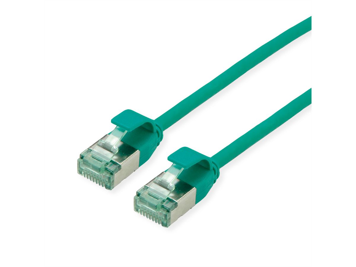 ROLINE RM U/FTP DataCenter Patch Cord Cat.6A (Class EA), slim, green, 5 m