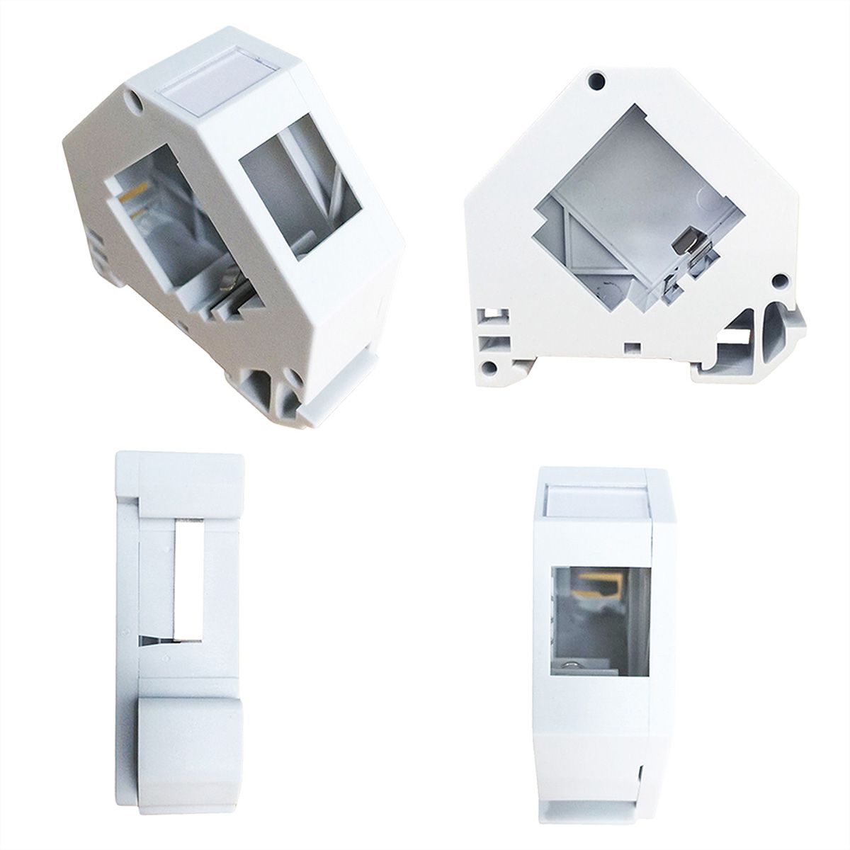 ROLINE Keystone Holder, empty, DIN-RAIL, 45°