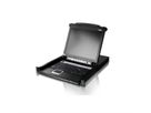 ATEN CL5708M 43cm LCD KVM Switch, USB-PS/2,VGA, 8 Port, UK-Layout