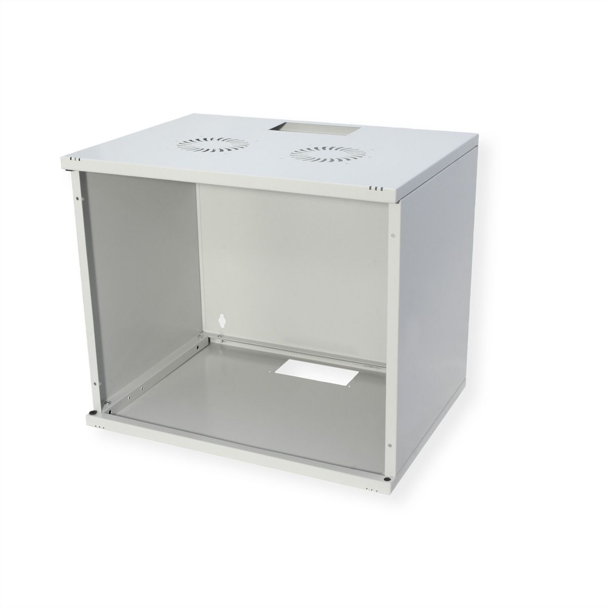 ROLINE 19-inch wandbehuizing Basic 9 U, 540x400 BxD Bouwpakket grijs