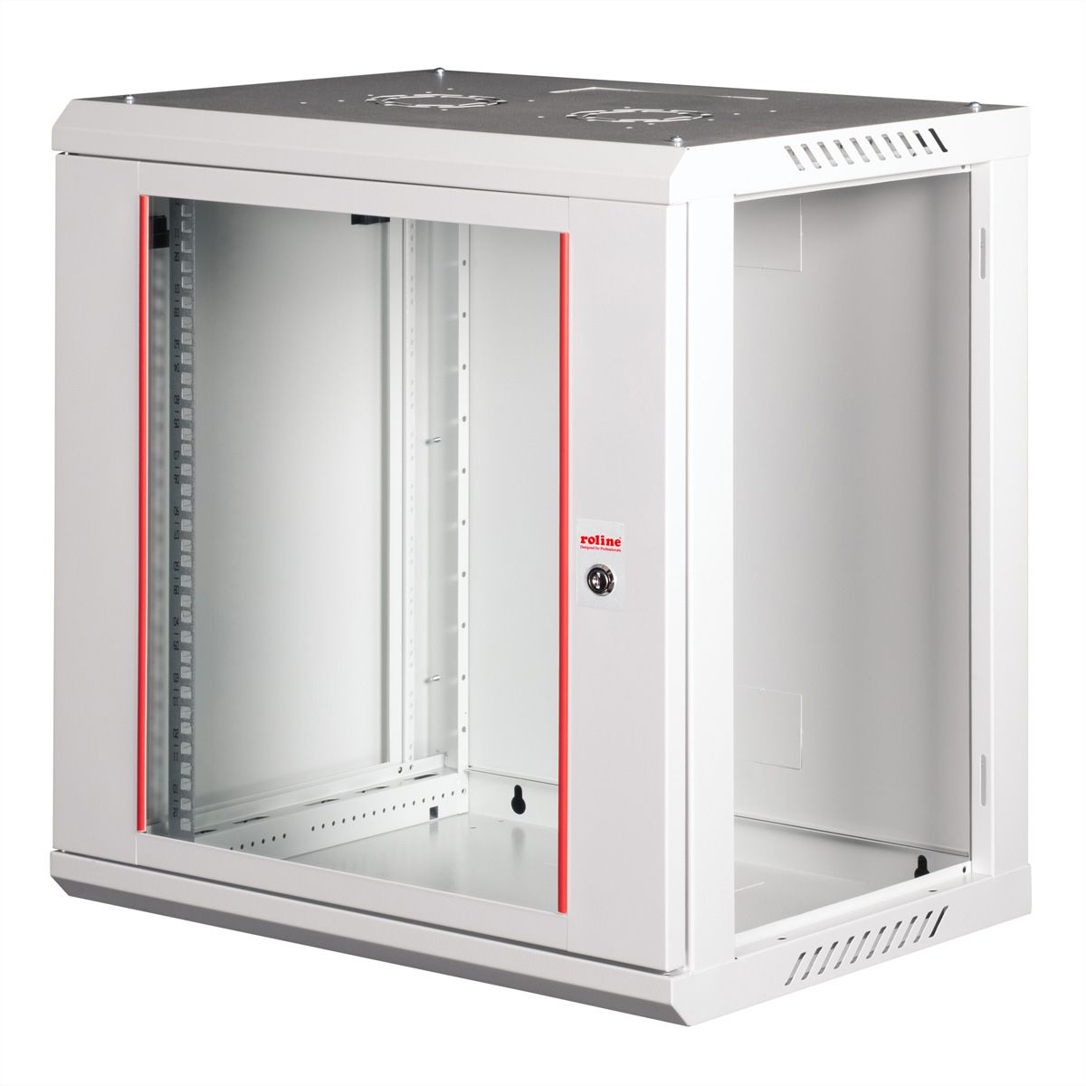 ROLINE 19" Wall Cabinet Basic Plus 12U, 600x450 BxT grey