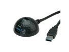 VALUE USB 3.2 Gen 1 "DOME" Cable, black, 1.5 m