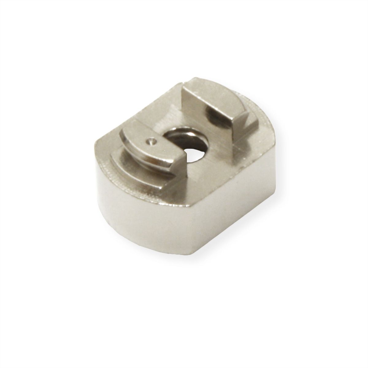 SCHROFF Sleeves for M2.5, Brass Nickel Plated, 100 pieces