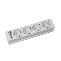 BACHMANN 10" socket strip 4x earthing contact