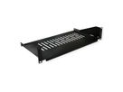 VALUE 19"-Legplank,  485 x 250mm, 2HE, max. 15kg, zwart