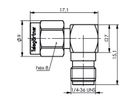TELEGÄRTNER SMA Angle Adaptor
