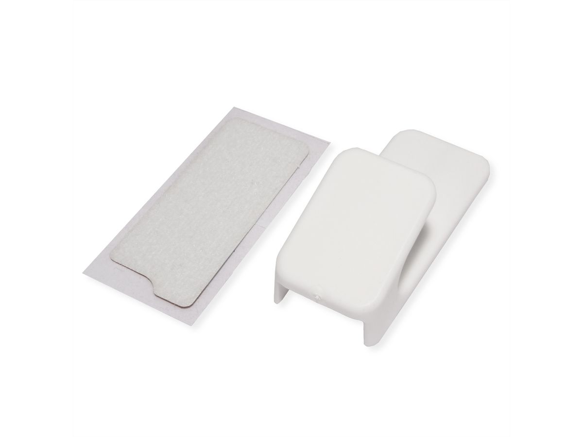 VELCRO® HANGables Kleine Klebe-Haken 450g, 2 St. wiederablösbar, weiß