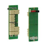 SCHROFF CPCI seriële backplane, 3 HE, 2 sleuven, systeemsleuf links, Full Mesh, zonder RIO