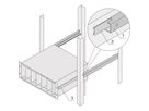 SCHROFF telescopische geleiders C-profiel voor kast voor montage Eurorack, 600 mm
