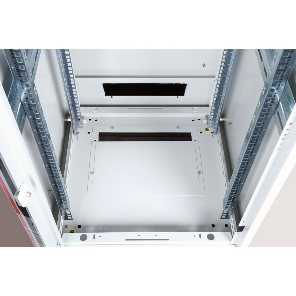 ROLINE 19-inch netwerkkast Pro 26 U, 600x600 BxD Glazen deur grijs