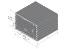 SCHROFF Minipac Rectangular Shape Case, Desktop