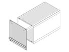 SCHROFF HF-frame type insteekmodule Frontplaat, 3 HE, 28 HE, 2,5 mm, Al, voor geanodiseerd, achter geleidend