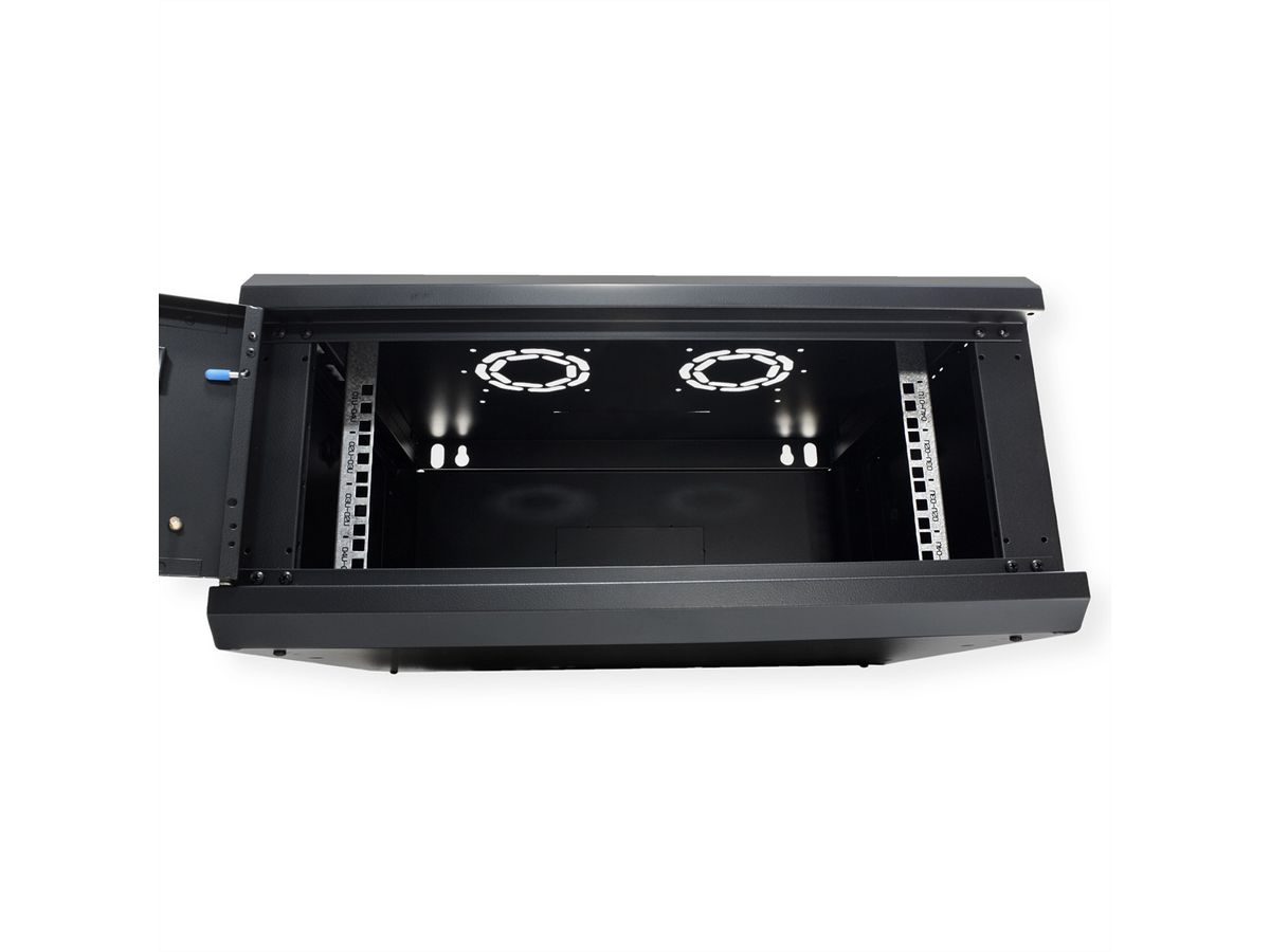 ROLINE 19" Wall Cabinet Basic Plus 4U, 600x450 BxT black