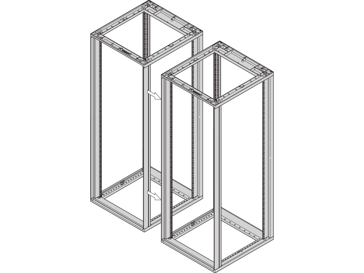 SCHROFF Novastar Side-by-Side Mounting Kit