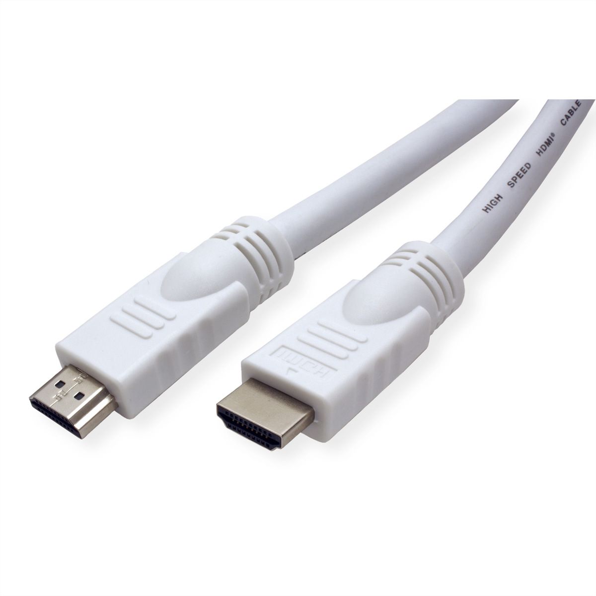 VALUE HDMI High Speed Cable met Ethernet M-M, wit, 15 m