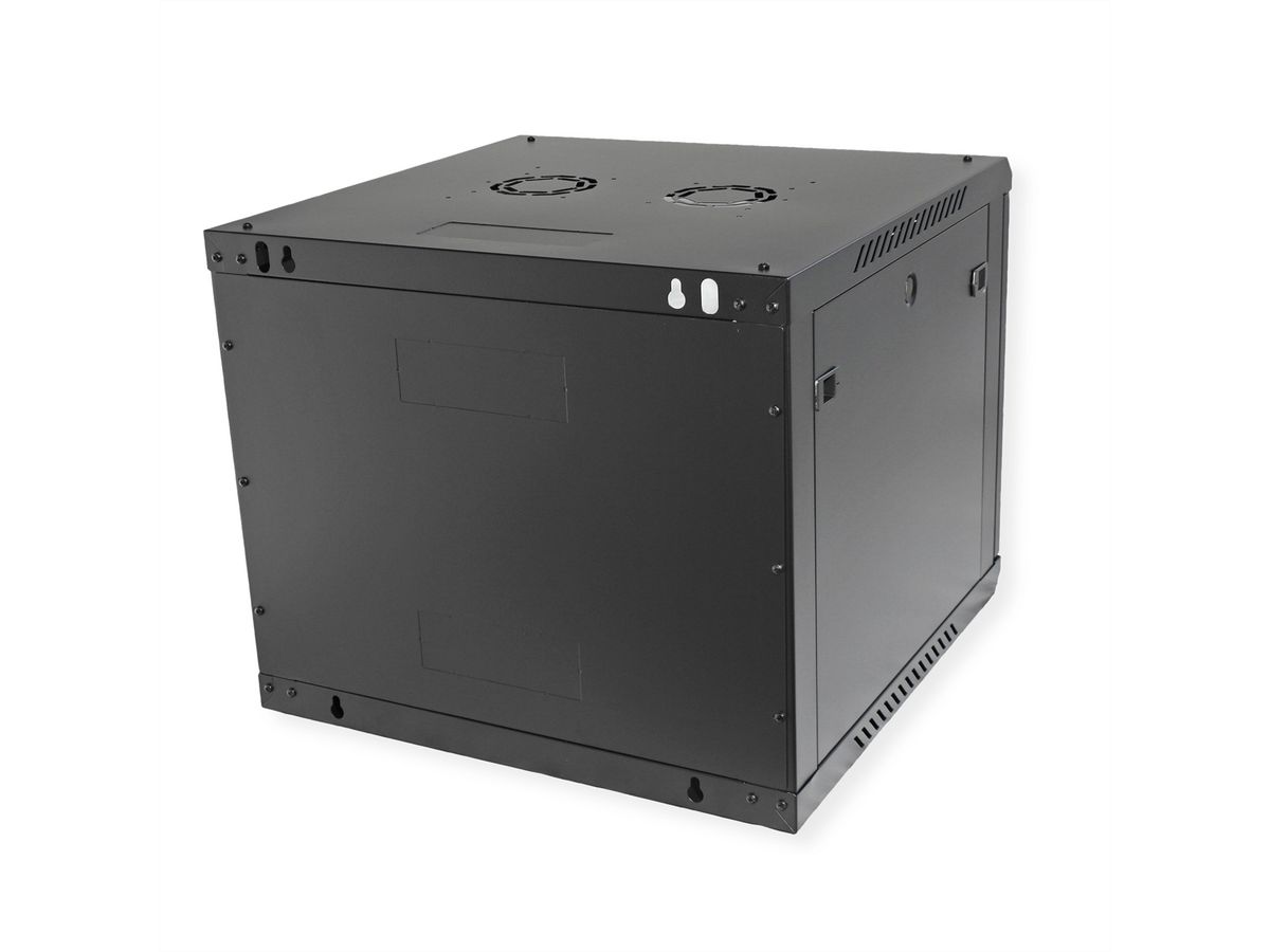ROLINE 19" Wall Cabinet Basic Plus 9U, 600x600 BxT black