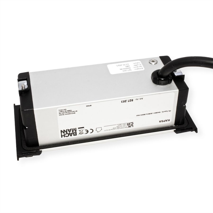 BACHMANN KAPSA XS 2xUTE sw current 2.0m AEH CEE7/7