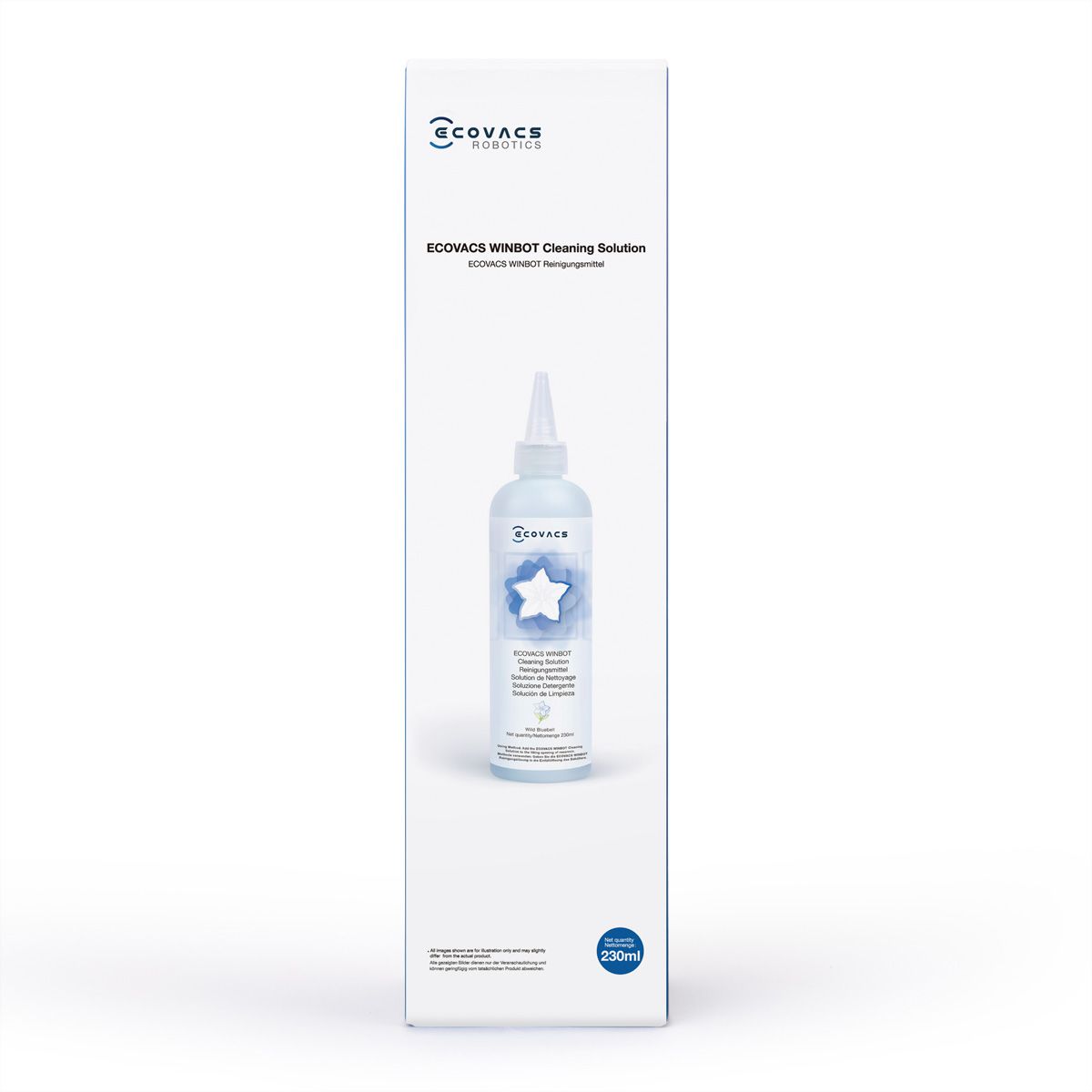Ecovacs WINBOT reinigingsoplossing 230 ml  , voor Winbots-Serie