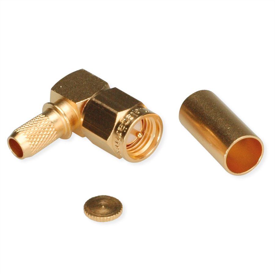 TELEGÄRTNER SMA-Winkelstecker für RG-223/U, RG-142B/U