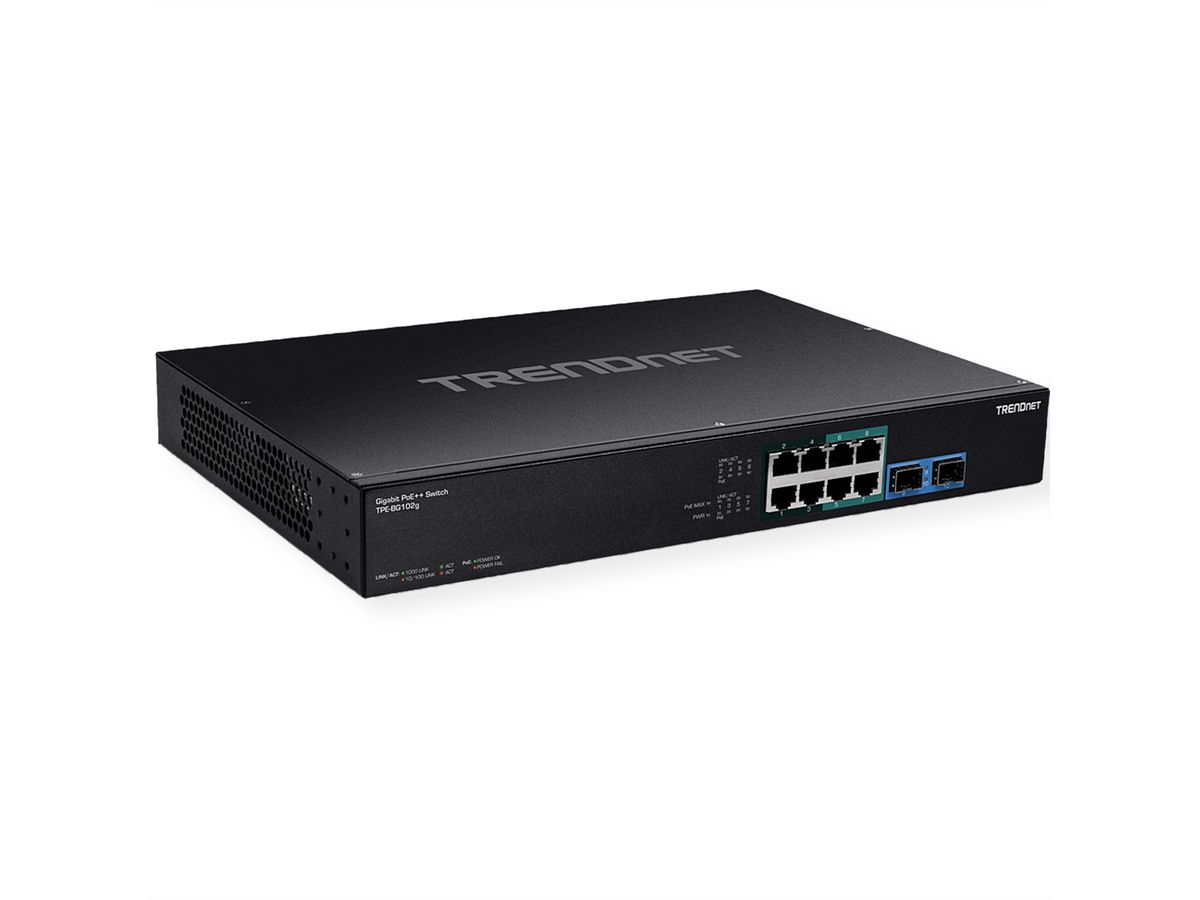 TRENDnet TPE-BG102G 10-Port Gigabit 4PPoE Switch