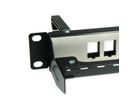 ROLINE Keystone 19'' Module Frame, 16 Ports, shielded, black