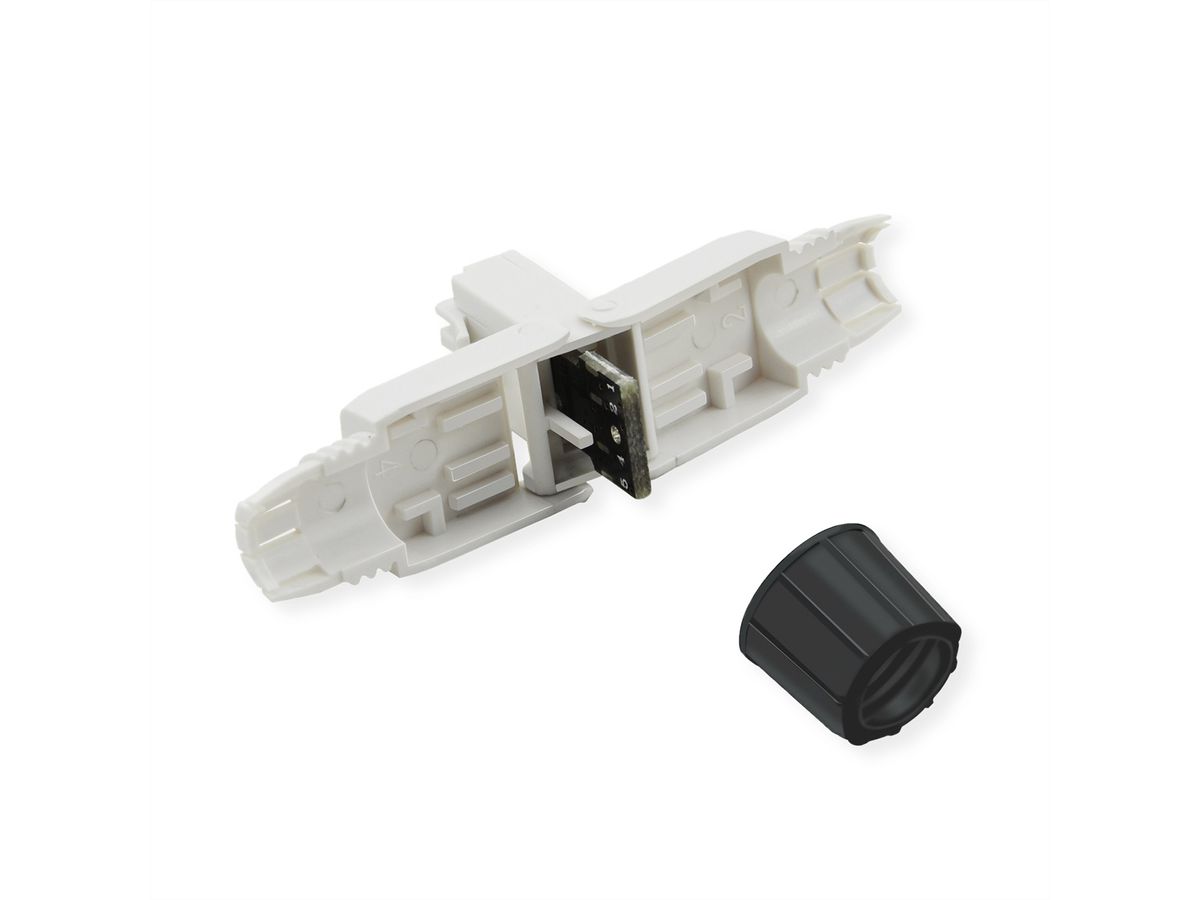 ROLINE Field Plug Cat.6A (Class EA), UTP, white