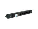 BACHMANN PRIMO 2 6xCEE7/3 1xFI, black, 2 m