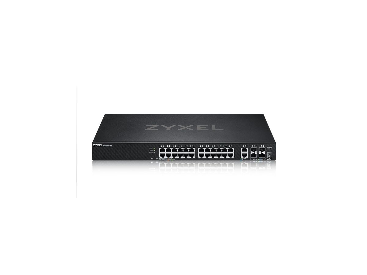 Zyxel XGS2220-30 Managed L3 Gigabit Ethernet (10/100/1000) Zwart