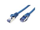 ROLINE S/FTP Patch Cord Cat.6A, Component Level, LSOH, blue, 10 m