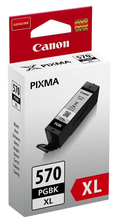 PGI-570XL PGBK, inkttank gepigmenteerd zwart, ca. 500 pagina's voor PIXMA MG5750