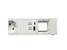 BACHMANN POWER FRAME 4xUTE 1xUSB A/C 22W 0.2m GST18