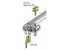 GUIDE RAIL IEEE 160D RED ESD BOT 10PC