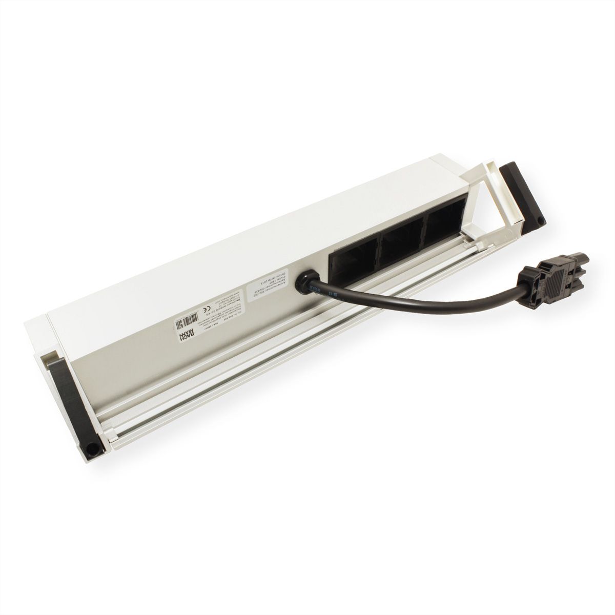 BACHMANN DESK2 3x earthing contact 3x ABD, white