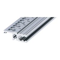 SCHROFF horizontale rail achteraan, type L-VT, licht, 20 pk