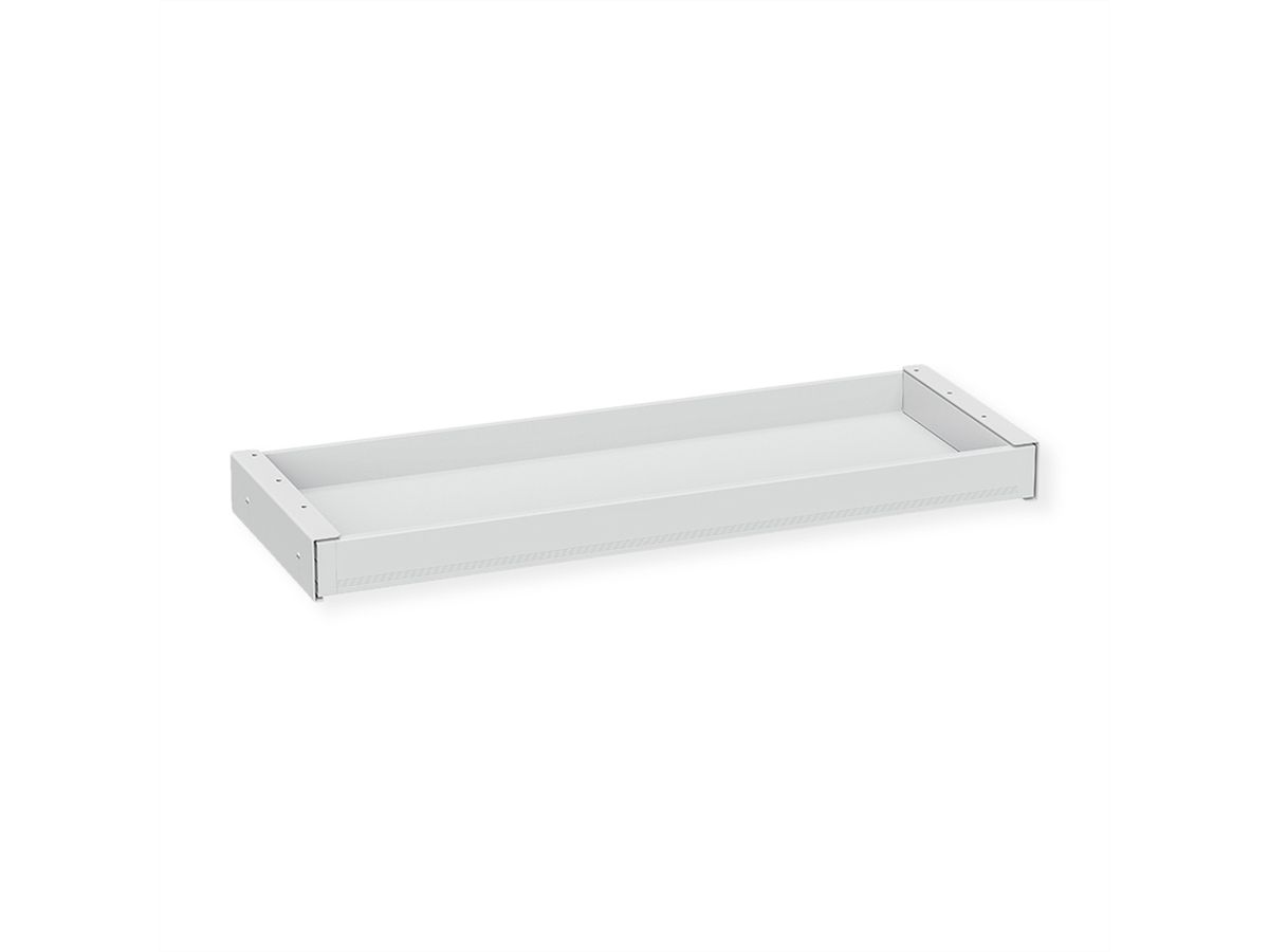 VALUE Ultra-Slim Underdesk Mount Storage Drawer, 758 mm width, white