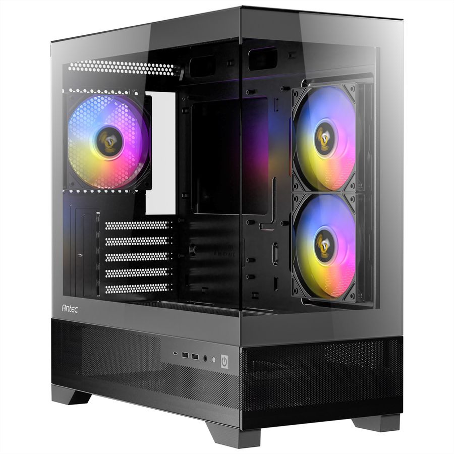 ANTEC CX500M ARGB PC Gehäuse Mini Tower Micro-ATX, schwarz