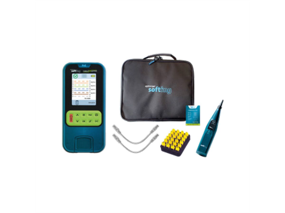 SOFTING CableMaster PoE Kit, Wiring and PoE++ tester