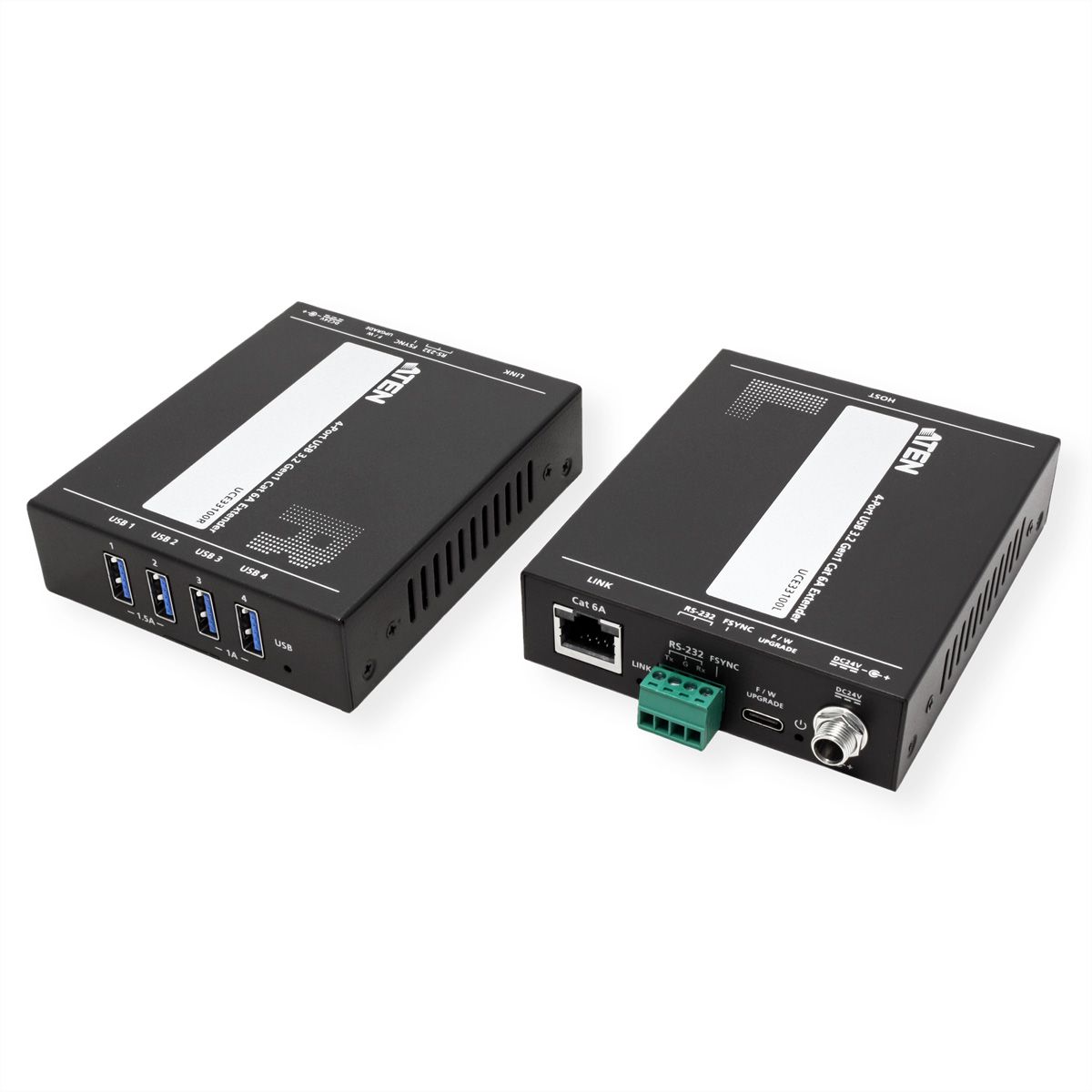 ATEN UCE33100 4-Port USB3.2 Gen1 Cat 6A Extender bis zu 100m