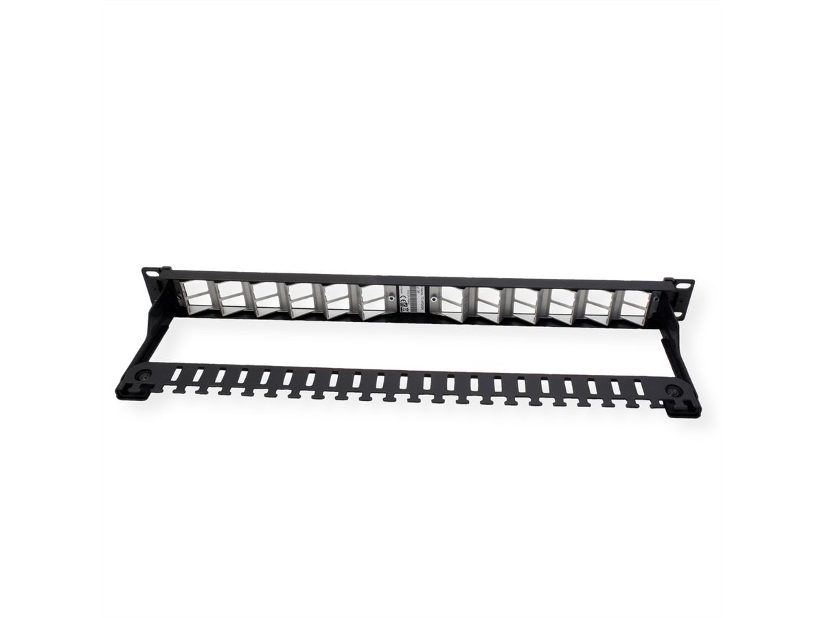 TRENDnet TC-KP24SA 24-Poorts Patch Panel , voor keystones, haaks 1HE