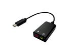VALUE USB type C - 2x 3,5mm Audio Adapter, Male/Female, 0,13 m