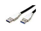 BACHMANN USB 3.0 cable A/A 1:1, black, 2 m