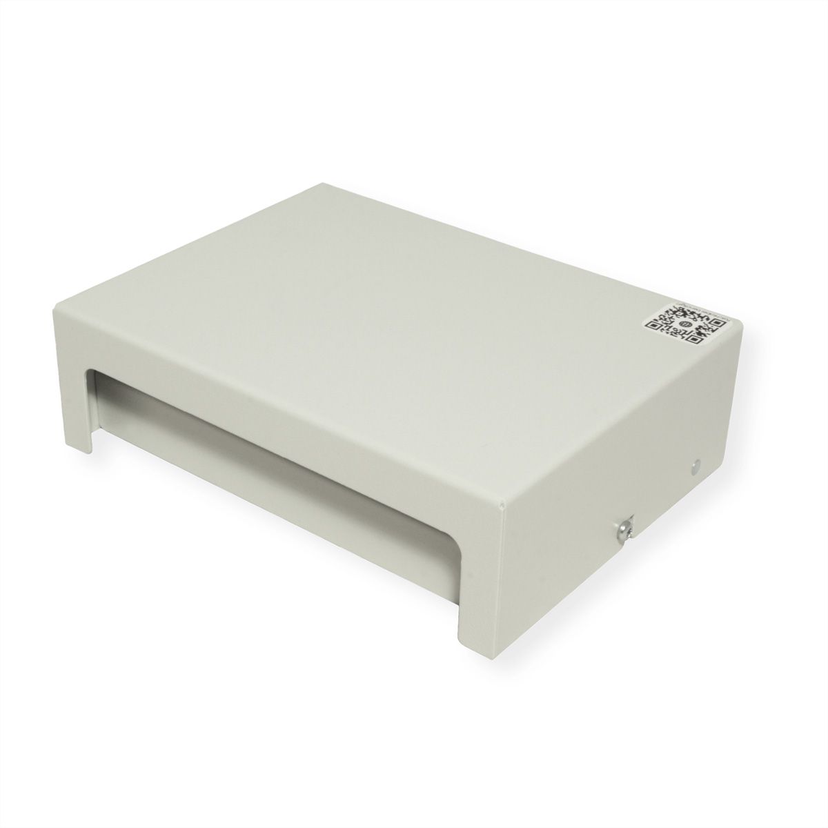 EasyLan preLink / fixLink onderbouw paneel, 8x Keystone, RAL7035