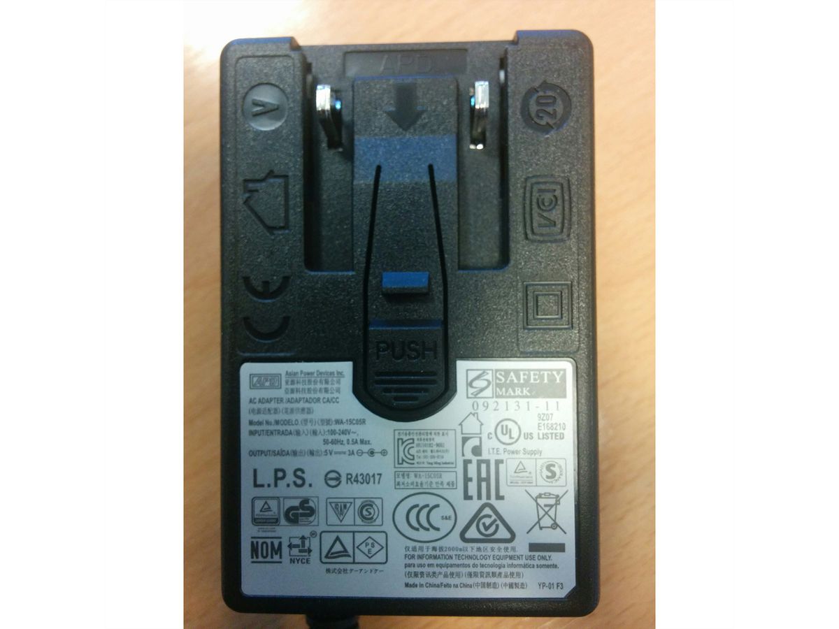 D-Link PSM-12V-55-B voedingsadapter 12V 3A zwart